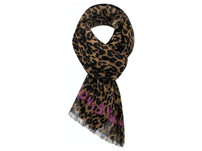 Louis Vuitton Leopard Kaschmir hat Stephen Sprouse gestohlen Braun - Ansicht 12