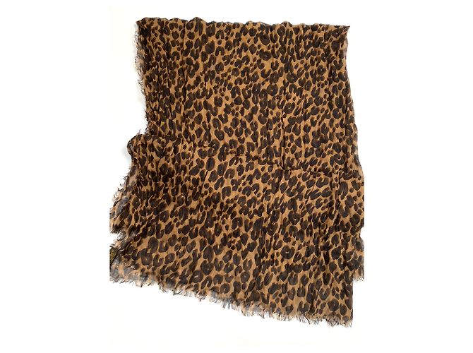 Louis Vuitton Leopard Kaschmir hat Stephen Sprouse gestohlen Braun - Ansicht 2