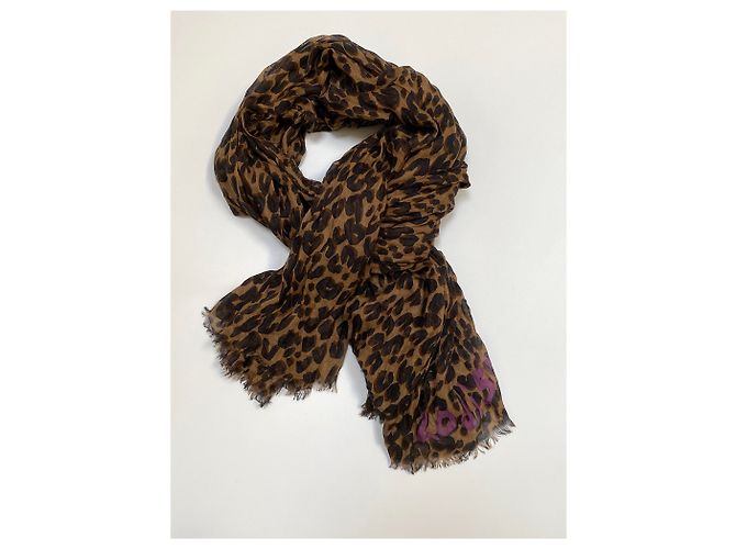 Louis Vuitton Leopard Kaschmir hat Stephen Sprouse gestohlen Braun - Ansicht 3