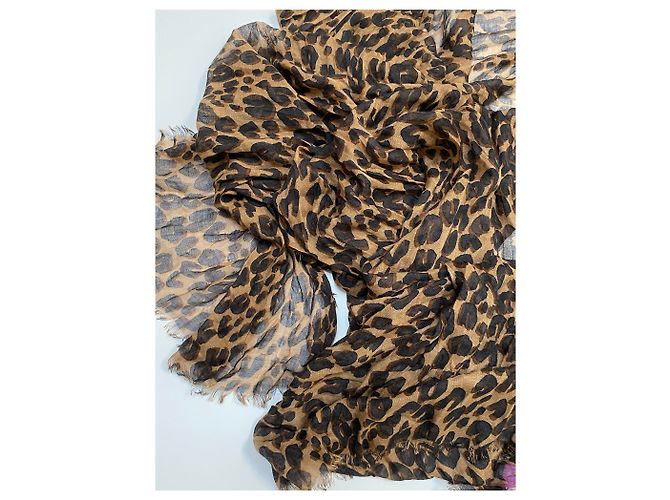 Louis Vuitton Leopard Kaschmir hat Stephen Sprouse gestohlen Braun - Ansicht 5