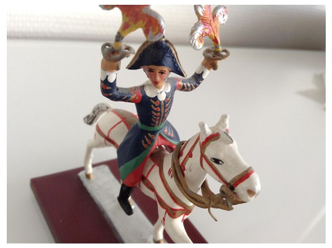 Hermès FIGURINE CHEVAL METAL Multicolore - vue 4