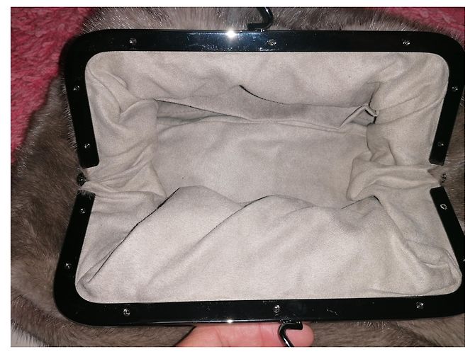 Weekend Max Mara Borsa pasticcino in visone - vista 11