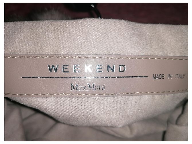 Weekend Max Mara Borsa pasticcino in visone - vista 2
