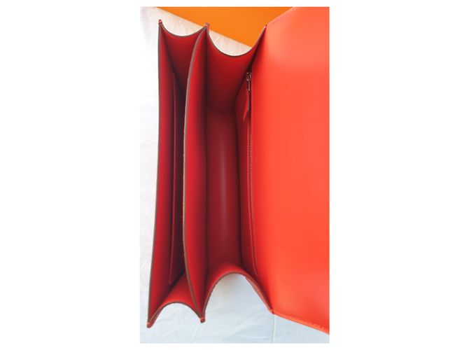 Hermès Constance 24 in pelle Epsom Rouge de Coeur Rosso - vista 4