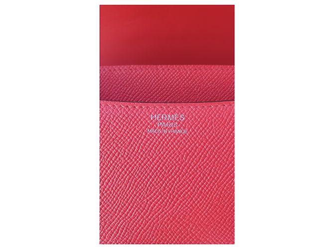 Hermès Constance 24 in pelle Epsom Rouge de Coeur Rosso - vista 5