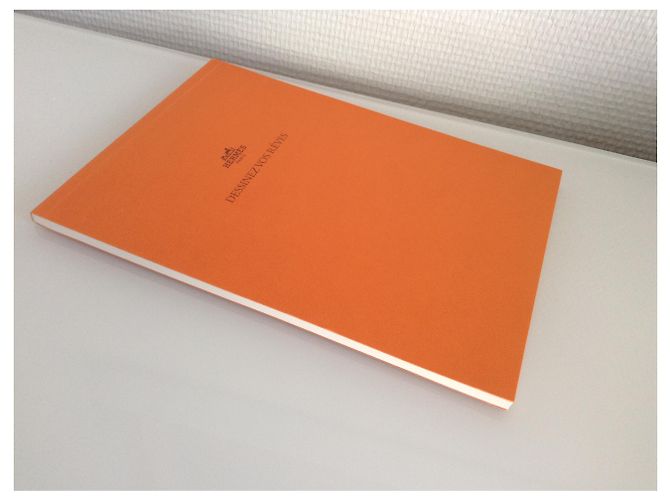 Kelly Hermès BLOCO / LIVRO DE DESENHO Laranja - vista 4