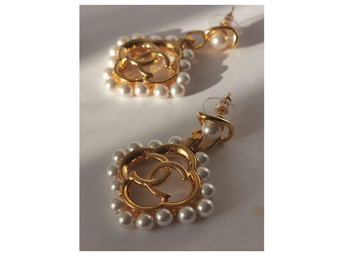 Cambon Chanel Brincos Gold hardware - vista 6