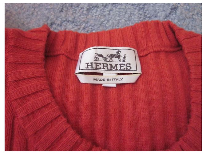 Hermès Cashmere Pullover Red - view 3
