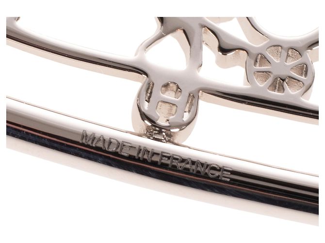 Hermès Calèche Gürtelschnalle aus Palladium Silber Metall - Ansicht 3