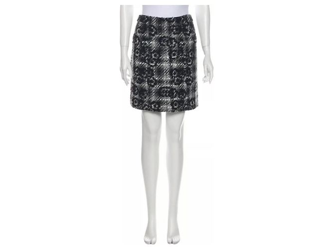 Casaco Chanel Camelia de lã preto - vista 5