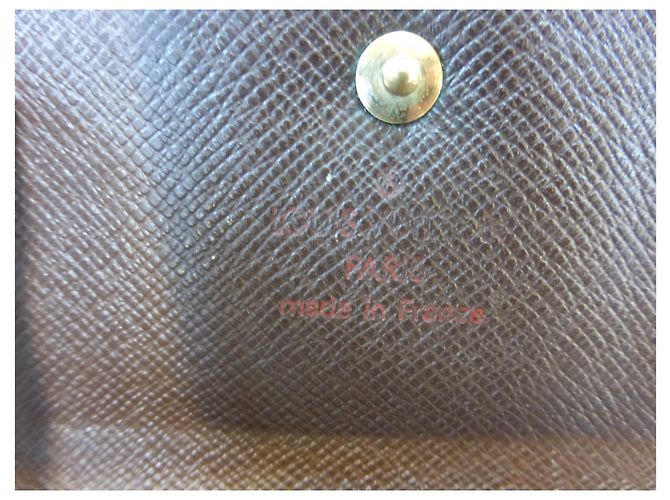 Louis Vuitton Elise Damier Ebène Portafoglio Marrone Marrone scuro - vista 11