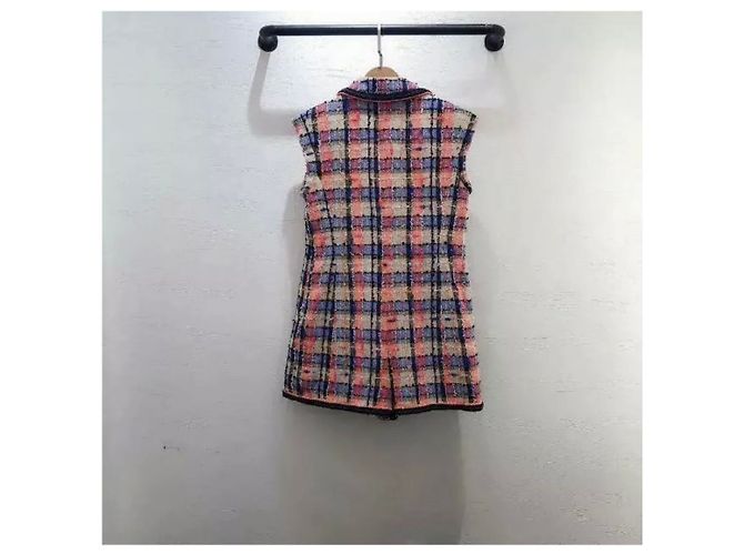 Mono Chanel Most Wanted de Tweed Multicolor - vista 4
