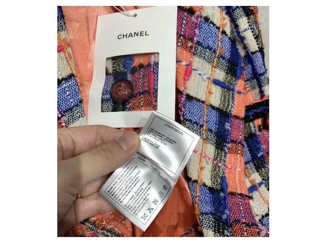 Mono Chanel Most Wanted de Tweed Multicolor - vista 5