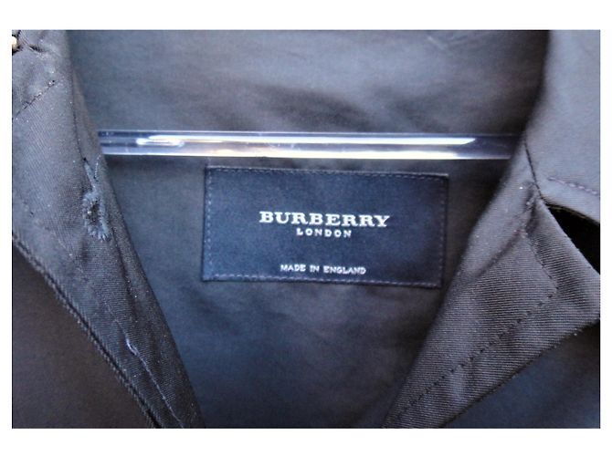 impermeable Burberry London t 38 Negro - vista 2