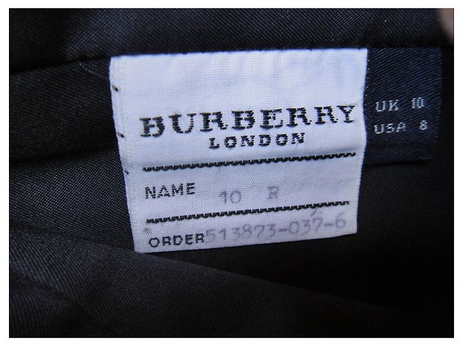 impermeable Burberry London t 38 Negro - vista 3