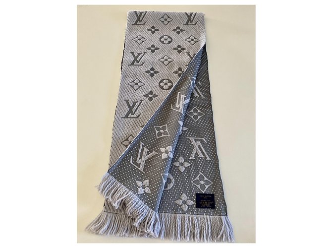 Sciarpa Louis Vuitton logomania Grigio - vista 2