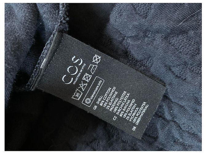 Vestido de algodón azul Cos - vista 7