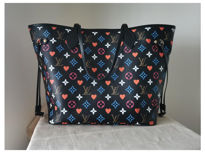 Louis Vuitton Neverfull Game ON Black Nero - vista 4