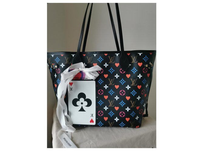 Louis Vuitton Neverfull Game ON Black Nero - vista 5