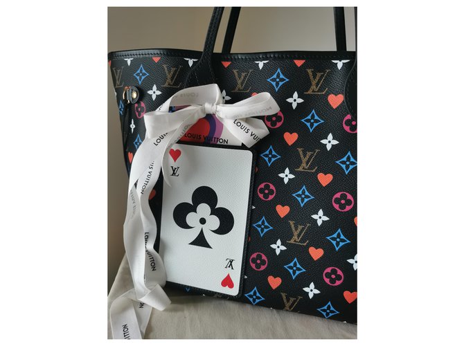 Louis Vuitton Neverfull Game ON Black Nero - vista 6