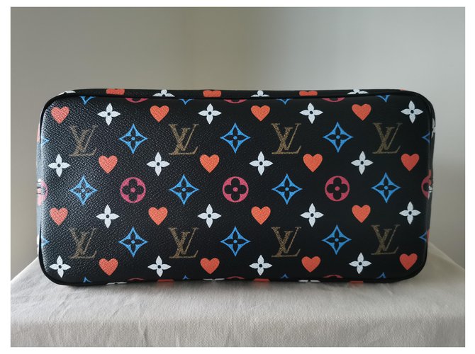 Louis Vuitton Neverfull Game ON Black Nero - vista 7