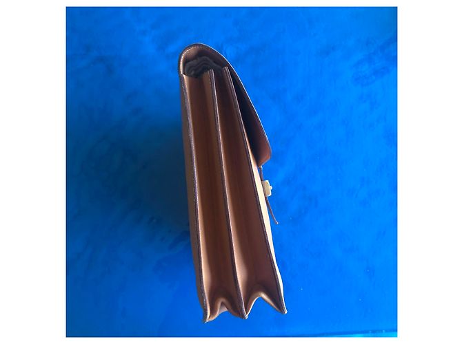 Hermès Sac à Dépêches Beige Cuir - vue 3