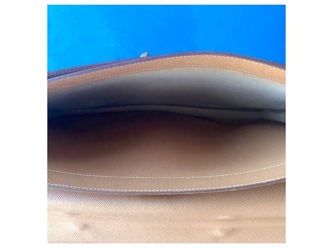 Hermès Sac à Dépêches Beige Cuir - vue 6