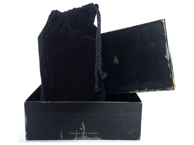 Lanvin Arpège Borsa da Sera Nera in Plastica Nero - vista 10