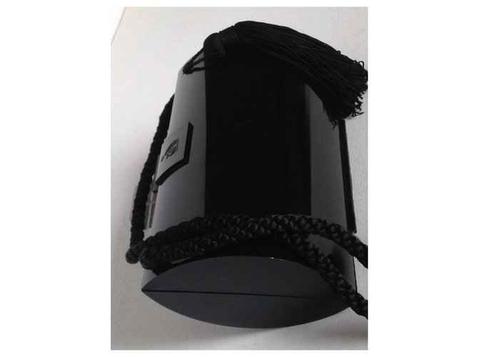 Lanvin Arpège Borsa da Sera Nera in Plastica Nero - vista 4