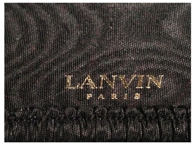 Lanvin Arpège Borsa da Sera Nera in Plastica Nero - vista 7