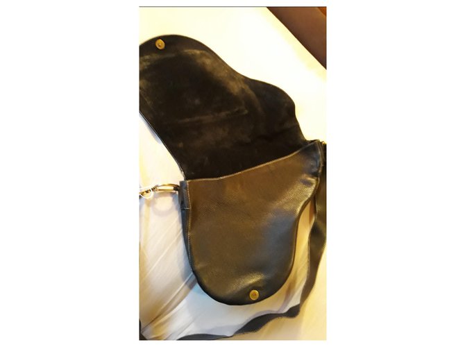 Borsa a tracolla Saddle grande dior Nero - vista 4