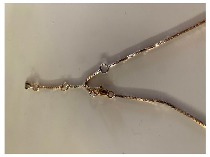 Collana Dior dorata in acciaio D'oro - vista 2