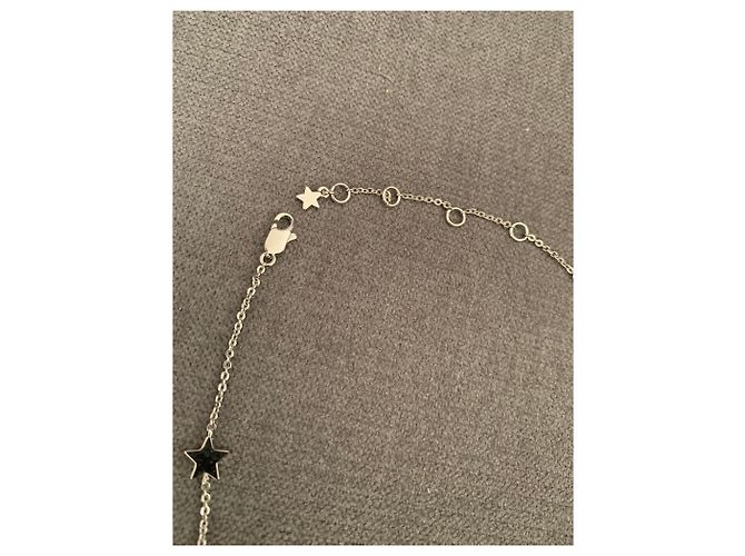 Collana Dior argentata in acciaio Argento - vista 3