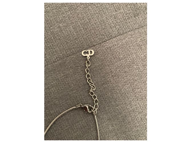 Collana Dior Cuore Argentata in Acciaio Argento - vista 3