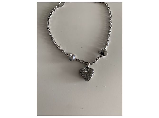 Bracciale Dior in acciaio argentato Argento - vista 2