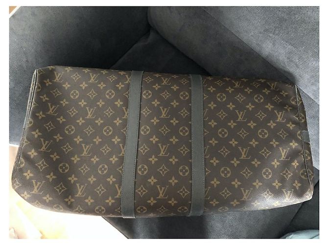Borsa da viaggio Louis Vuitton Keepall 48H Marrone - vista 7