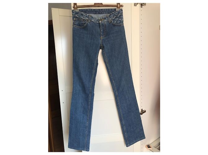 Vaqueros Louis Vuitton de Mezclilla Azules Talla 36 - vista 2
