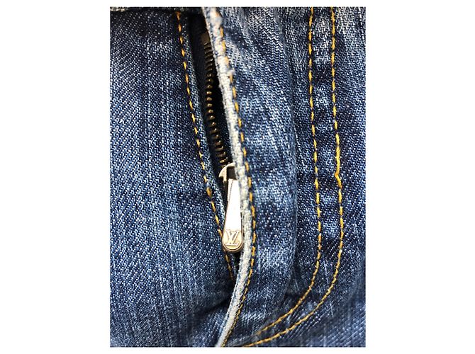 Vaqueros Louis Vuitton de Mezclilla Azules Talla 36 - vista 7