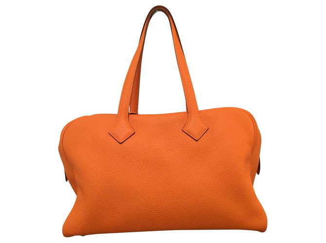 Hermès Borsa victoria ii Arancione - vista 2