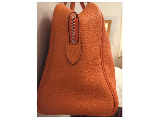 Hermès Borsa victoria ii Arancione - vista 5