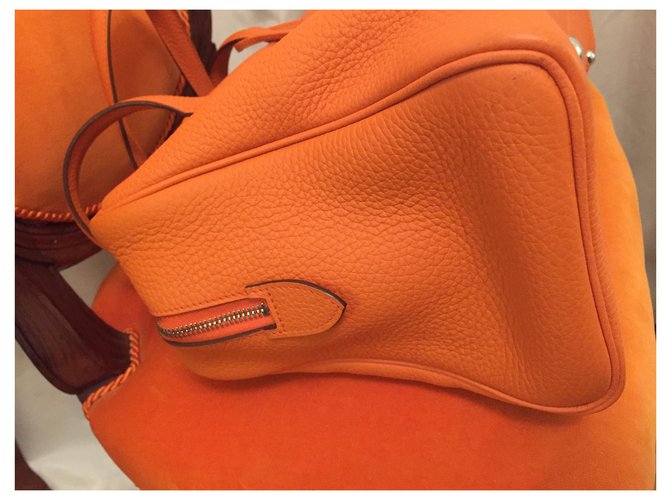 Hermès Borsa victoria ii Arancione - vista 7