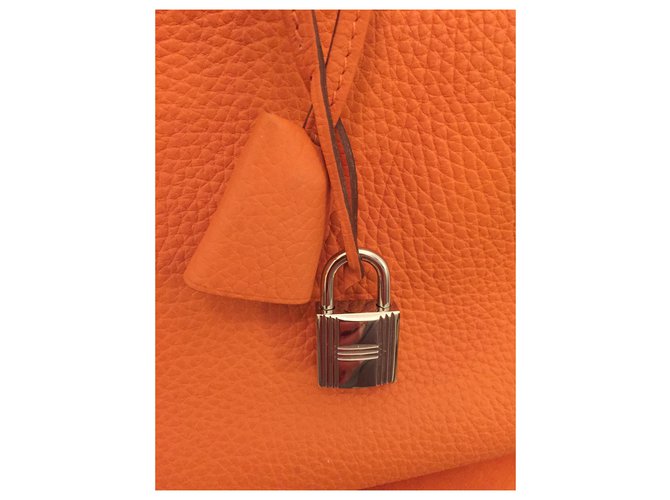 Hermès Borsa victoria ii Arancione - vista 8