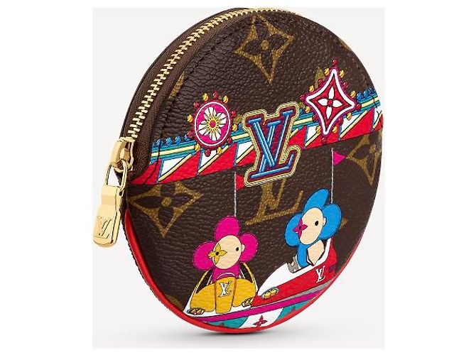 Louis Vuitton LV runde Münze neu Mehrfarben - Ansicht 2