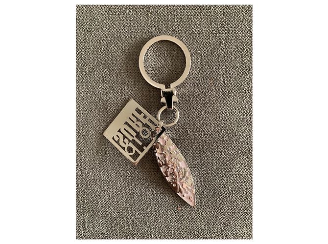 Portachiavi Dior Surf argento rosa acciaio - vista 2