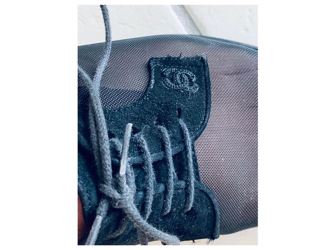 Scarpe Derby Chanel Nere Trasparenti Nero - vista 4