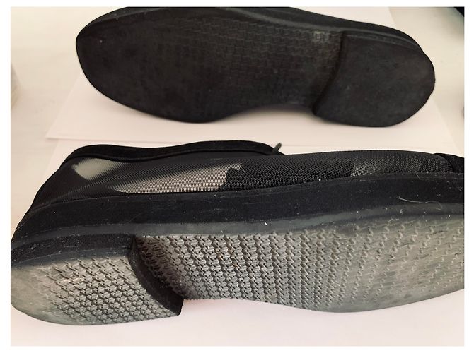 Scarpe Derby Chanel Nere Trasparenti Nero - vista 6