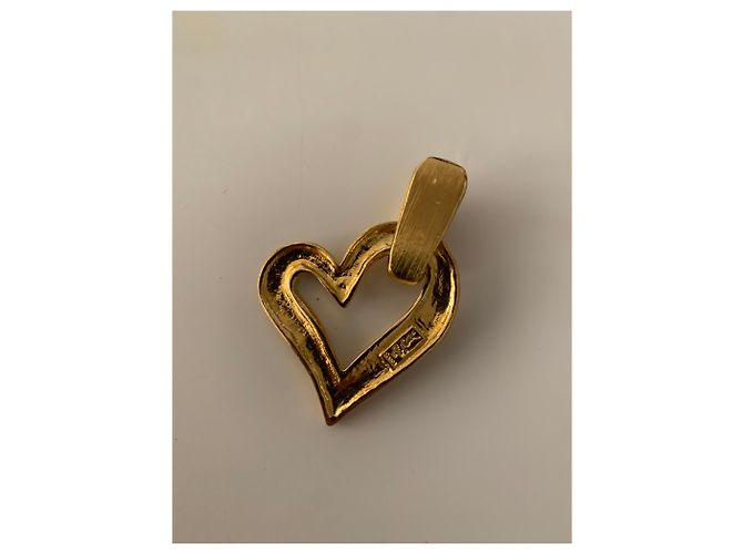 Collana con Pendente Yves Saint Laurent Oro Acciaio D'oro - vista 2