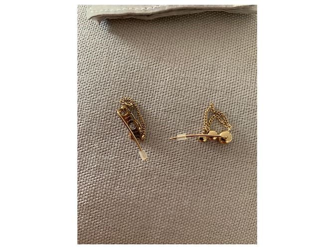 Orecchini Dior dorati in acciaio D'oro - vista 5