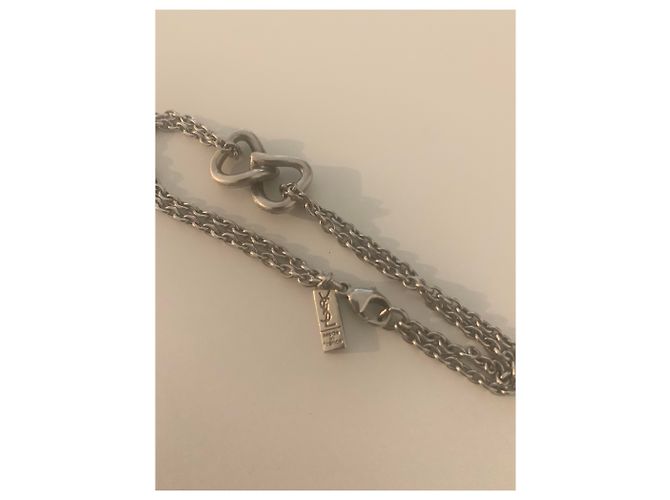Bracciale a catena argentato Yves Saint Laurent Argento - vista 2