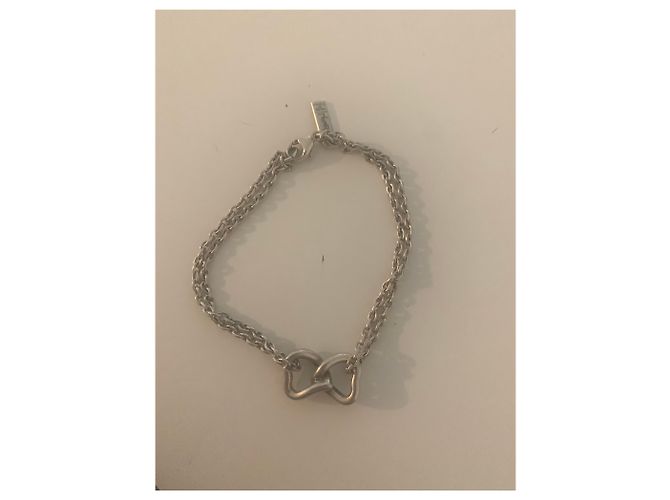Bracciale a catena argentato Yves Saint Laurent Argento - vista 3
